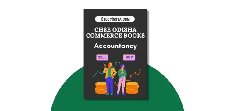 CHSE Odisha Plus Two Accountancy Book
