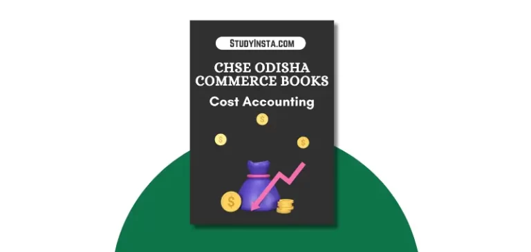 CHSE Odisha Plus Two Cost Accounting Book