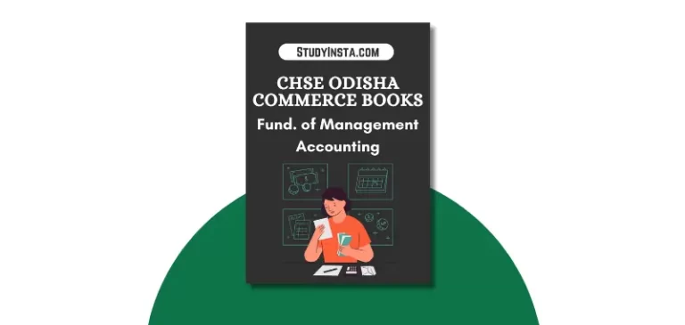 CHSE Odisha Plus Two Fund. of Management Accounting Book