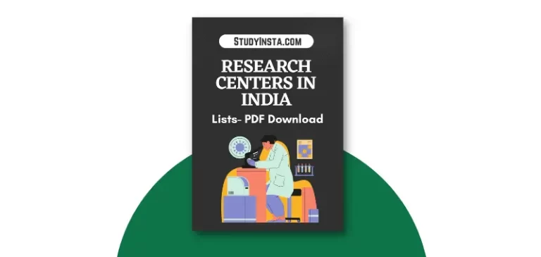 List of Important Research Centers in India