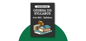 Odisha UG Arts BA Syllabus